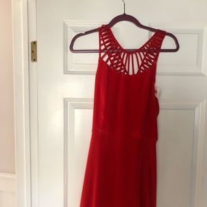 Parker red short dress